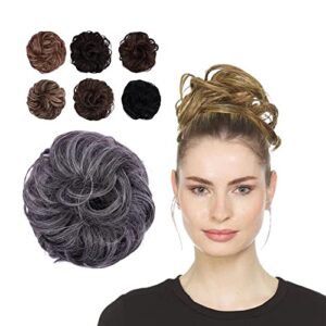 Genuine Human Hair Bun - Natural Color, Easy Styling, Authentic Quality