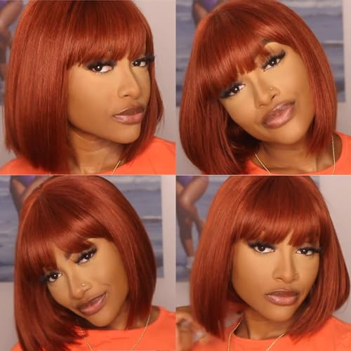 Ginger human hair wig - Image 5