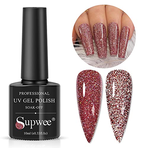 Shimmering Glitter Gel Nail Polish 15ml Long-Lasting Fast-Drying for Beautiful Nails