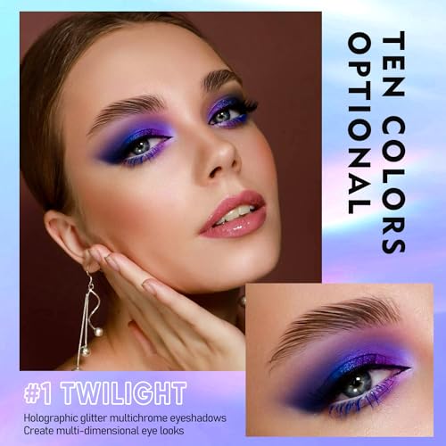 Sparkling Glitter Liquid Eyeshadow Set 6 Shades for Dazzling Eye Makeup Looks - Image 7