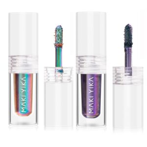 Sparkling Glitter Liquid Eyeshadow Set 6 Shades for Dazzling Eye Makeup Looks