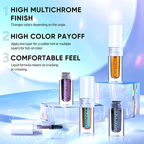 Sparkling Glitter Liquid Eyeshadow Set 6 Shades for Dazzling Eye Makeup Looks - Image 9