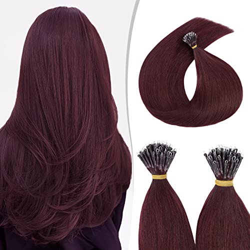 20 Inch Glue-In Hair Extensions for Voluminous, Long Hair - Ready to Apply