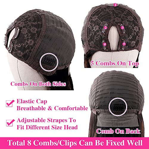 Glueless Human Hair Lace Wig for a Natural Look and Comfortable Fit - Image 5
