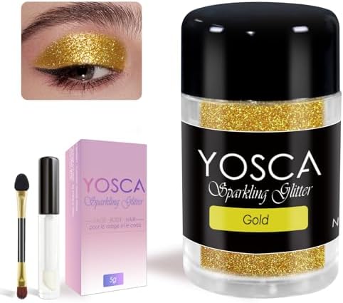 Gold hair spray for shiny, glamorous hair.