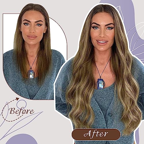 Goo Goo 18 Inch 7 Piece Human Hair Extensions for Versatile Styling - Image 5