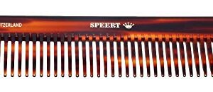 Hair brush made from tortoise shell design.