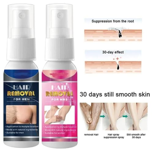 Hair Removal Cream, Smooth Hair Removal Cream Spray, Hair Removal Spray for Women and Men, Hair Removal Cream Spray, (Color : Men, Size : 1pcs) - Image 7