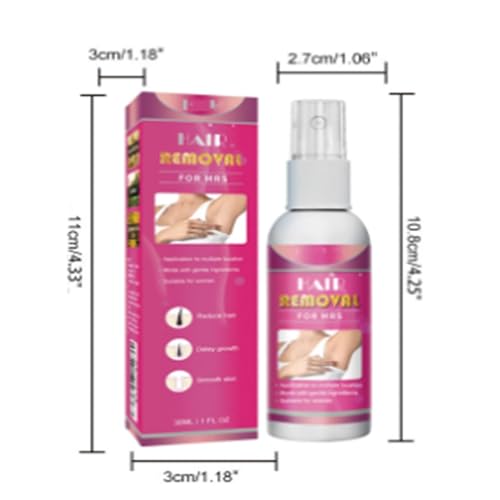 Hair Removal Cream, Smooth Hair Removal Cream Spray, Hair Removal Spray for Women and Men, Hair Removal Cream Spray, (Color : Men, Size : 1pcs) - Image 9