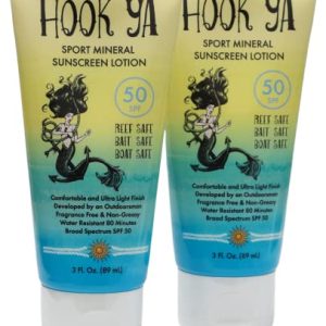 Hawaii Reef Compliant, Non-Nano Mineral Sunscreen 3oz Travel Size, (2) Pack 6oz Total, UVA/UVB Protection, Octinoxate & Oxybenzone Free, No Fragrance, Hawaii and Mexico Approved, Made in USA