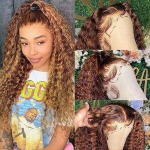 13x4 HD Lace Front Natural Look Human Hair Wig Comfortable Fit Medium