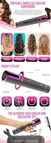 1-inch Heated Curling Brush for Effortless Styling and Smooth Waves - Image 8