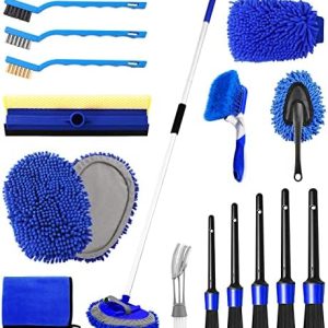 Gentle Hog Hair Car Wash Brush for All Vehicle Exterior Cleaning