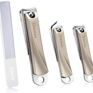 Ergonomic Holo Nail Clippers for Stylish, Precise Cutting - Compact Size