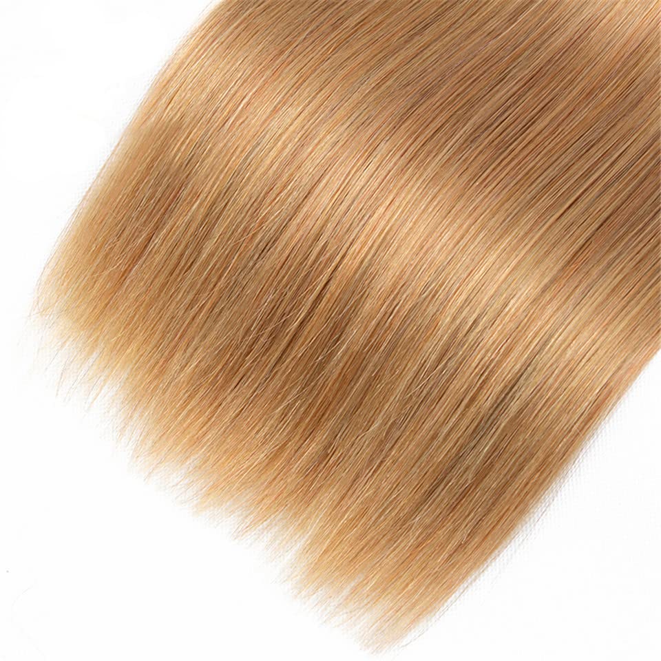 Honey Blonde Straight Hair Bundles 8A Grade Double Weft 300g 22 24 26 Inch - Image 7