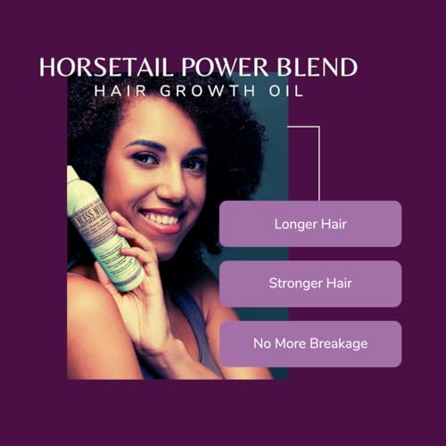 Horsetail Hair Growth Oil - Rosemary & Batana Oil - Strengthens, Nourishes, Enhances Hair Shine and Softness - 5 oz - Image 8