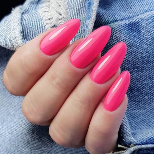 Hot Pink Clear Acrylic Nail Design Set for Stunning Manicures and Artistic Nail Creations