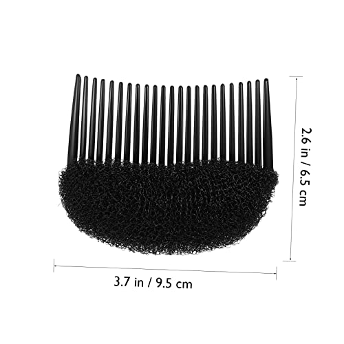 Housoutil 6pcs Sponge Hair Styling Hair Styling Accessories Hair Styling Tools Hair Clips for Curls Hair Ponytail Hair Gems for Women Volumizing Hair Clips Acrylic Hairbrush Women's Curly - Image 2