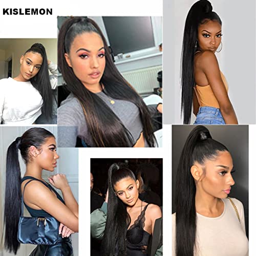 Human Hair Clip-On Ponytail Extension - Image 3