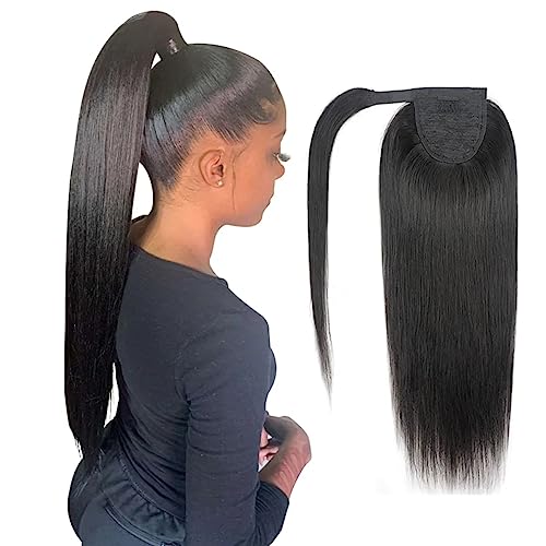 Human Hair Clip-On Ponytail Extension