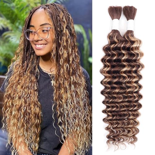 Human Hair Curly Braids