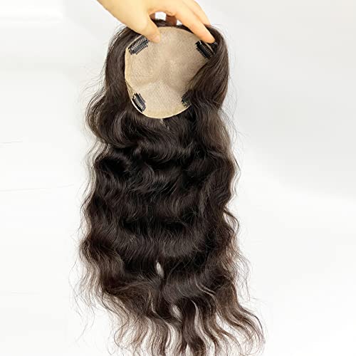 8 Inch Human Hair Curly Topper for Effortless Volume and Natural Texture Styling - Image 3