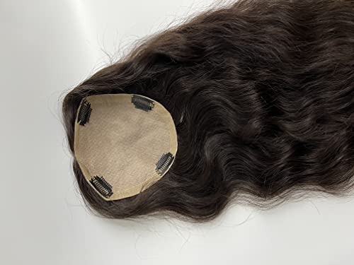 8 Inch Human Hair Curly Topper for Effortless Volume and Natural Texture Styling - Image 6