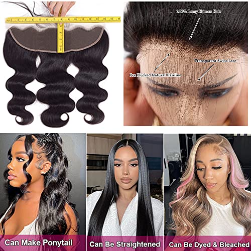 13x4 Lace Frontal Closure 100% Human Hair Natural Look Comfortable Fit - Image 6
