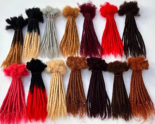 Human Hair Loc Extensions - Natural Black, 10 Inch Length - Unique Design Accessory - Image 9