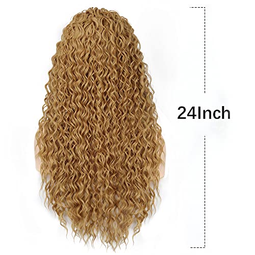 Human Hair Half Wig Blonde - Image 4