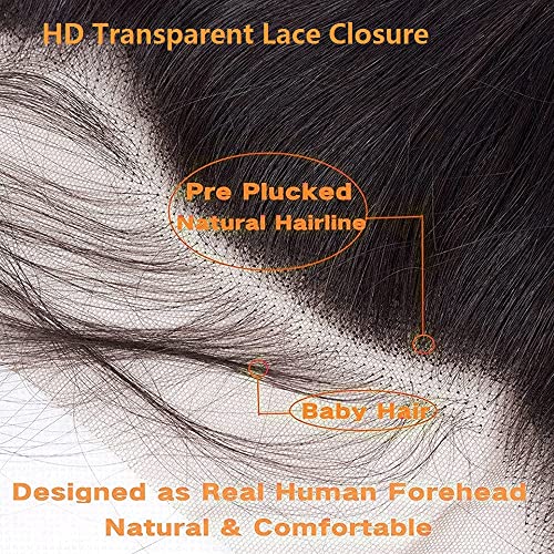 4x4 Inch Natural Look Human Hair Lace Closure Easy Styling for Effortless Beauty - Image 7