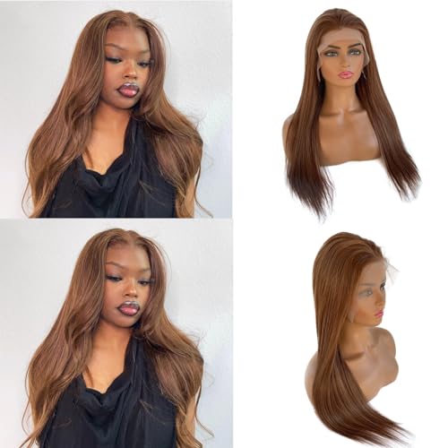 13x4 Lace Front Human Hair Wig 150% Density Natural Look Adjustable Straps