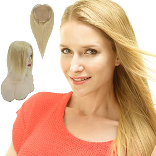Human Hair Monofilament Topper ? Natural-Looking Hairpiece