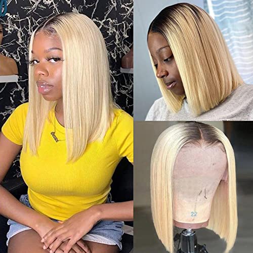 Pink Ombre Human Hair Wig with Adjustable Cap Size Natural Look