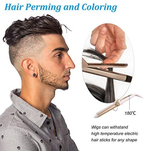 Human hair toupee for natural look. - Image 8