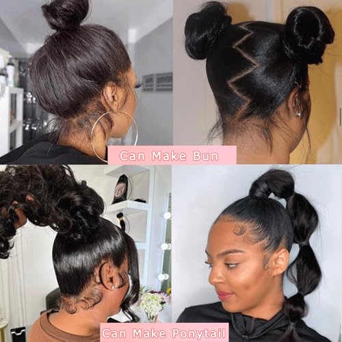 14 Inch Straight Human Hair Wig Natural Look Easy Maintenance - Image 5