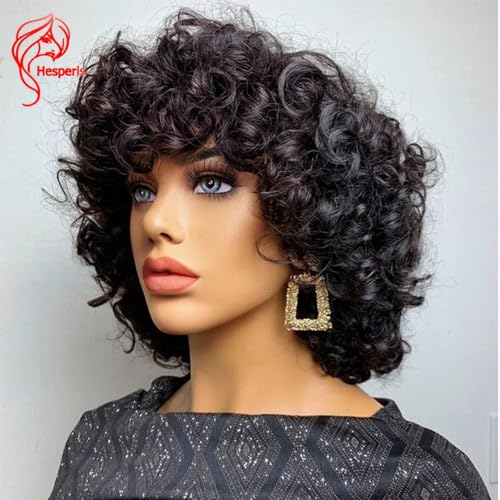Human Hair Wig Black Hair - Image 4
