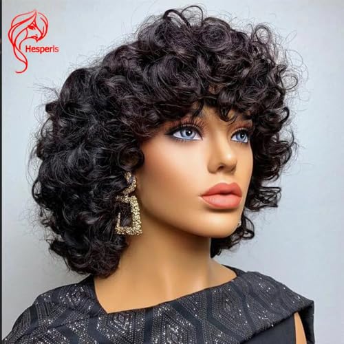 Human Hair Wig Black Hair - Image 3