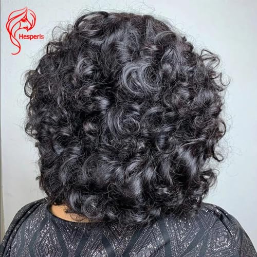 Human Hair Wig Black Hair - Image 5