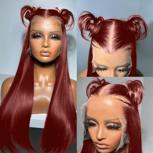 18 Inch Short Curly Brown Human Hair Wolf Cut Wig for Women Natural Appearance