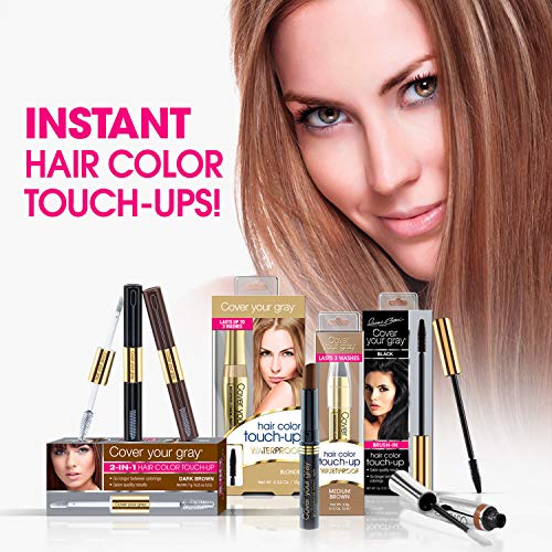 Irene Gari Instant Touch Up To Cover Your Gray Brush In Hair Mascara (Black) 0.25 Oz by Cover Ur Gray - Image 5