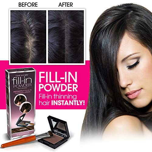 Irene Gari Instant Touch Up To Cover Your Gray Brush In Hair Mascara (Black) 0.25 Oz by Cover Ur Gray - Image 7