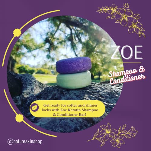 Keratin Shampoo and Conditioner Bar Gift Set for Healthy Hair, 2 oz, New - Image 5