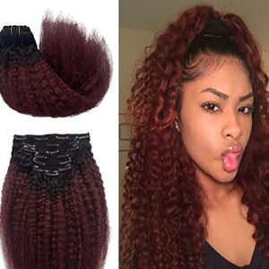Kinky Straight Human Hair