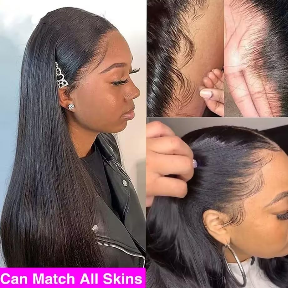 13x4 Lace Front Human Hair Wig for Natural Look and Comfortable Fit - Image 3