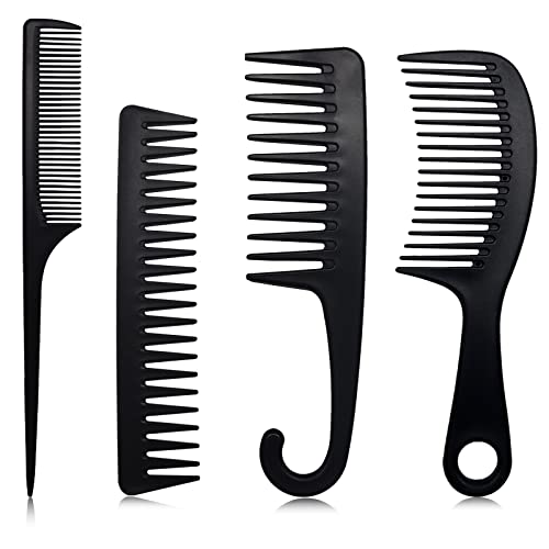 Gentle Detangling Hair Brush and Comb Set for Smooth Styling All Hair Types