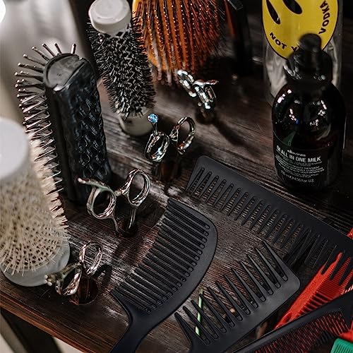 Gentle Detangling Hair Brush and Comb Set for Smooth Styling All Hair Types - Image 7
