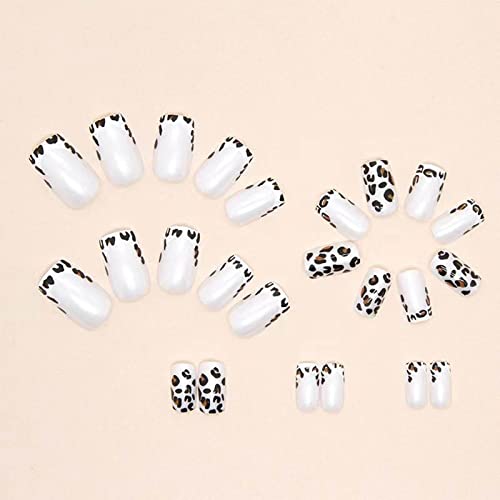 Leopard Print Acrylic Nail Design Set for 100 Custom Stylish Trendy Manicures - Image 4