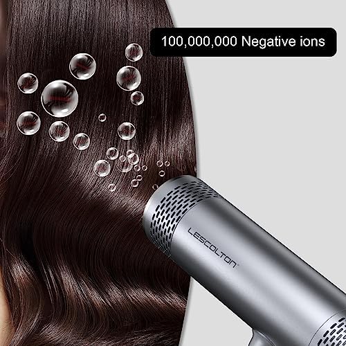 Lescolton Professional Blow Dryer, Ionic Hair Dryer for Women, High-Speed Hair Dryers with Diffuser for Salon Use - Image 6