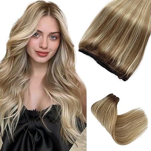 Light Brown 100g Virgin Human Hair Bundles for Beautiful Hair Extensions